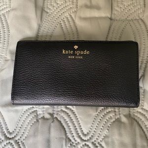 Kate Spade Black Leather Wallet